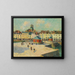 Dieppe, der Kaimauer - Gustave Loiseau — gerahmtes Bild an der Wand