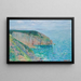 Klippen - Gustave Loiseau — gerahmtes Bild an der Wand