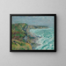 Klippen von Yport im Winter - Gustave Loiseau — gerahmtes Bild an der Wand