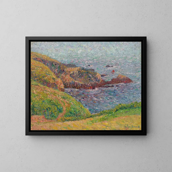 Le Bras de Mer - Gustave Loiseau — gerahmtes Bild an der Wand