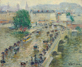 Le pont Corneille à Rouen - Gustave Loiseau — Ansicht des Kunstwerks