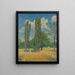 Die Pappeln - Gustave Loiseau — gerahmtes Bild an der Wand