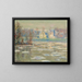 Loise im Winter - Gustave Loiseau — gerahmtes Bild an der Wand