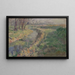 Landschaft Bach in der Landschaft - Gustave Loiseau — gerahmtes Bild an der Wand
