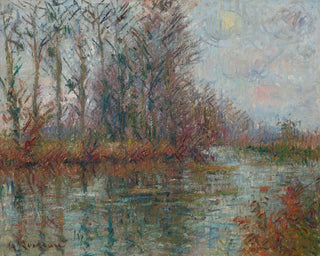 Tournant de rivière à l'heure - Gustave Loiseau — Ansicht des Kunstwerks