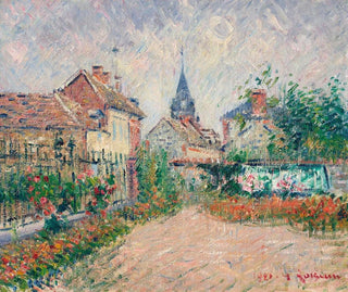 Ansicht von Saint-Cyr-du-Vaudreuil, Eure - Gustave Loiseau — Ansicht des Kunstwerks
