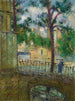 Ansicht aus meinem Fenster am Quai d'Anjou - Gustave Loiseau — Ansicht des Kunstwerks