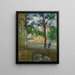 Ansicht aus meinem Fenster am Quai d'Anjou - Gustave Loiseau — gerahmtes Bild an der Wand