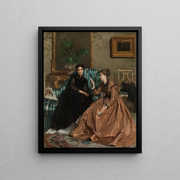 Gustave Lonard de Jonghe - Der Liebesbrief.webp