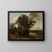 Schwimmbad - Gustave Louis Marie Piron — gerahmtes Bild an der Wand