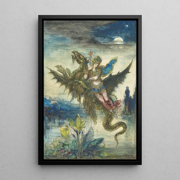 Traum vom Orient - Gustave Moreau — gerahmtes Bild an der Wand