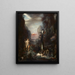 Hercule und die Hydra von Lerne - Gustave Moreau — gerahmtes Bild an der Wand