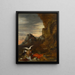 La mort de Sapho - Gustave Moreau — gerahmtes Bild an der Wand