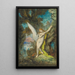 Léda und der Schwan - Gustave Moreau — gerahmtes Bild an der Wand