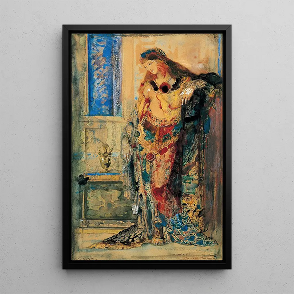 La Toilette - Gustave Moreau — gerahmtes Bild an der Wand
