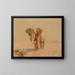 Elefant - Gustave Surand — gerahmtes Bild an der Wand
