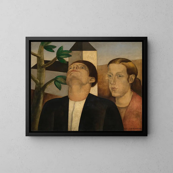 Azur - Gustave Van de Woestijne — gerahmtes Bild an der Wand