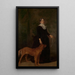 Portrait von Marie De Coster, der Ehefrau des Künstlers - Gustave Vanaise — gerahmtes Bild an der Wand