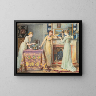 Der Morgen - Gustavus Arthur Bouvier — gerahmtes Bild an der Wand