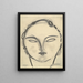 Kopf - Gustaw Gwozdecki — gerahmtes Bild an der Wand