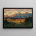 Chef berger avec moutons - Gustav Mahler — gerahmtes Bild an der Wand