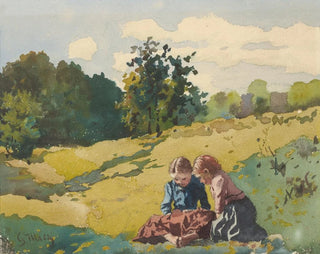 Gustv Mall - Children in a Meadow.webp