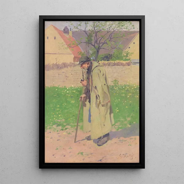 Sommer im Indian Summer - Gustav Mahler — gerahmtes Bild an der Wand