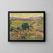 Landschaft mit Schafen - Gustav Mahler — gerahmtes Bild an der Wand