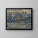 See des Popradské Pleso - Gustav Mahler — gerahmtes Bild an der Wand