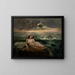 Wellen des Meeres - Gustav Mahler — gerahmtes Bild an der Wand