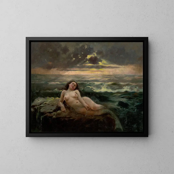 Wellen des Meeres - Gustav Mahler — gerahmtes Bild an der Wand
