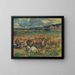 Der Viehmarkt in Hepa - Gustav Mahler — gerahmtes Bild an der Wand