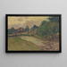 Vue de Vaec depuis le ruisseau de Vaec - Gustav Mahler — gerahmtes Bild an der Wand