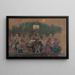 Hochzeitsfest, Studie für das Gemälde - Gustav Mahler — gerahmtes Bild an der Wand