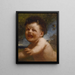 Cupidon mit einer Wespe - Gyula Benczúr — gerahmtes Bild an der Wand