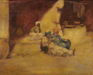 Szene einer orientalischen Straße - Gyula Tornai — Ansicht des Kunstwerks