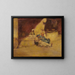 Szene einer orientalischen Straße - Gyula Tornai — gerahmtes Bild an der Wand