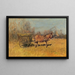 Heuhaufen - Géza Mészöly — gerahmtes Bild an der Wand