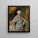Portrait des Erzherzogs Leopold, zukünftiger Kaiser Leopold II - Hofmaler der Habsburger — gerahmtes Bild an der Wand
