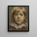 Portrait de Johanna la sœur de l'artiste - Halfdan Egedius — gerahmtes Bild an der Wand
