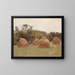 Heuhaufen - Hamilton Hamilton — gerahmtes Bild an der Wand