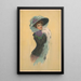 Violett - Hamilton King — gerahmtes Bild an der Wand