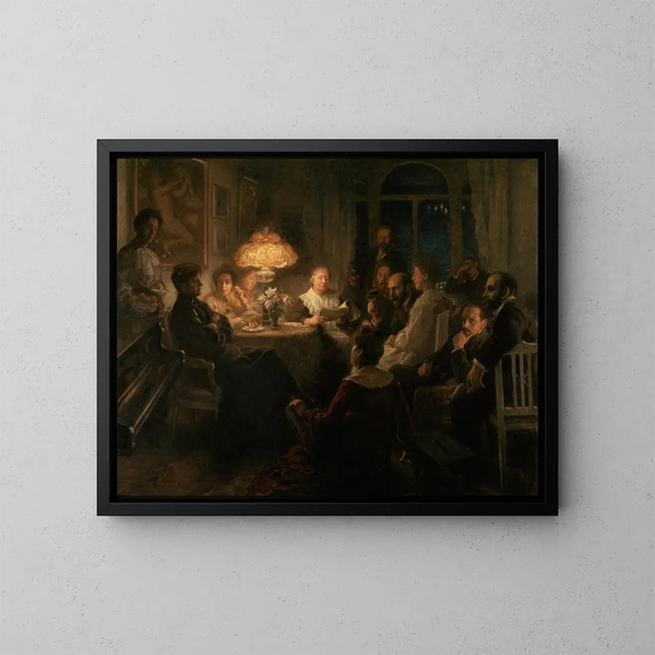 Freunde - Hanna Hirsch-Pauli — gerahmtes Bild an der Wand