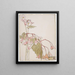 Begonie mit Rind - Hannah Borger Overbeck — gerahmtes Bild an der Wand