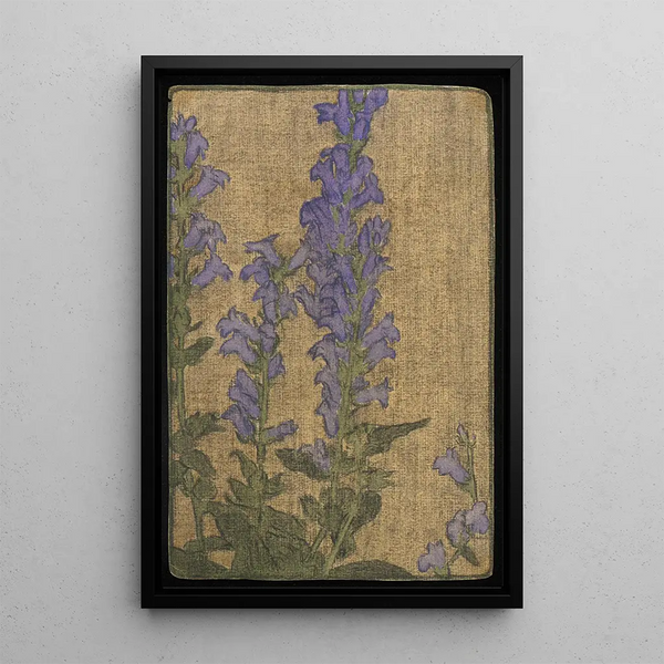 Delphinium - Hannah Borger Overbeck — gerahmtes Bild an der Wand