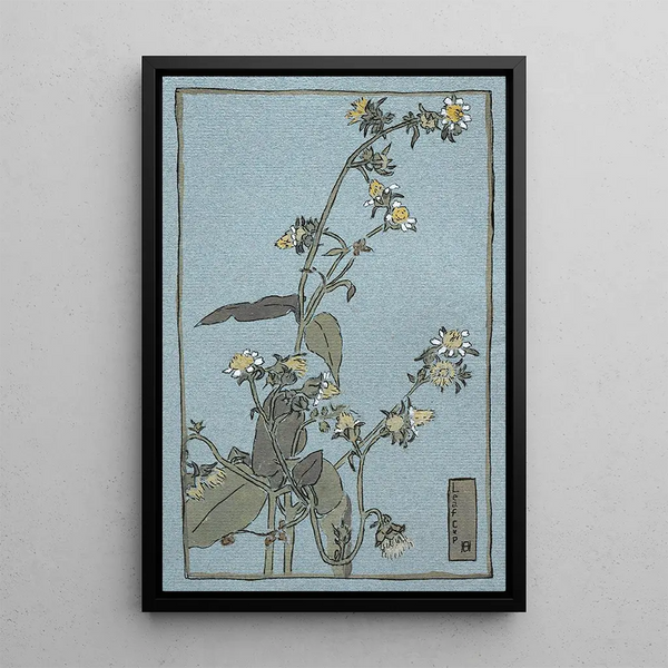 Tasse à feuilles - Hannah Borger Overbeck — gerahmtes Bild an der Wand