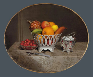 Stillleben mit Früchten - Hannah Brown Skeele — Ansicht des Kunstwerks