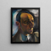 Portrait des Kunsthändlers Alfred Flechtheim - Hanns Bolz — gerahmtes Bild an der Wand