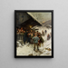 Ein Weihnachtslied in Luzern - Hans Bachmann — gerahmtes Bild an der Wand