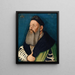 Portrait von Adelberg III von Brenfels - Hans Baldung — gerahmtes Bild an der Wand